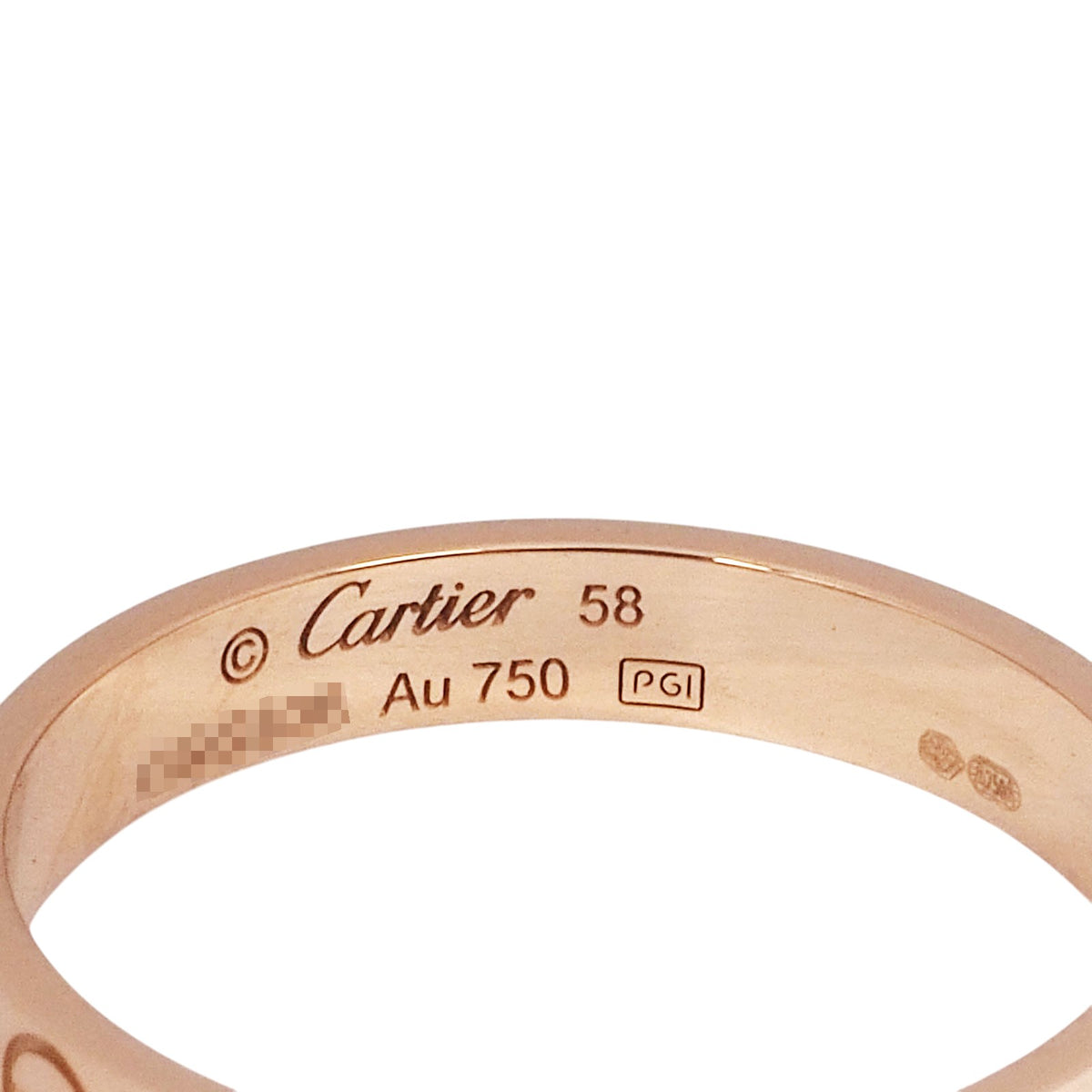 Cartier B40852 Rose Gold Love Mini Ring