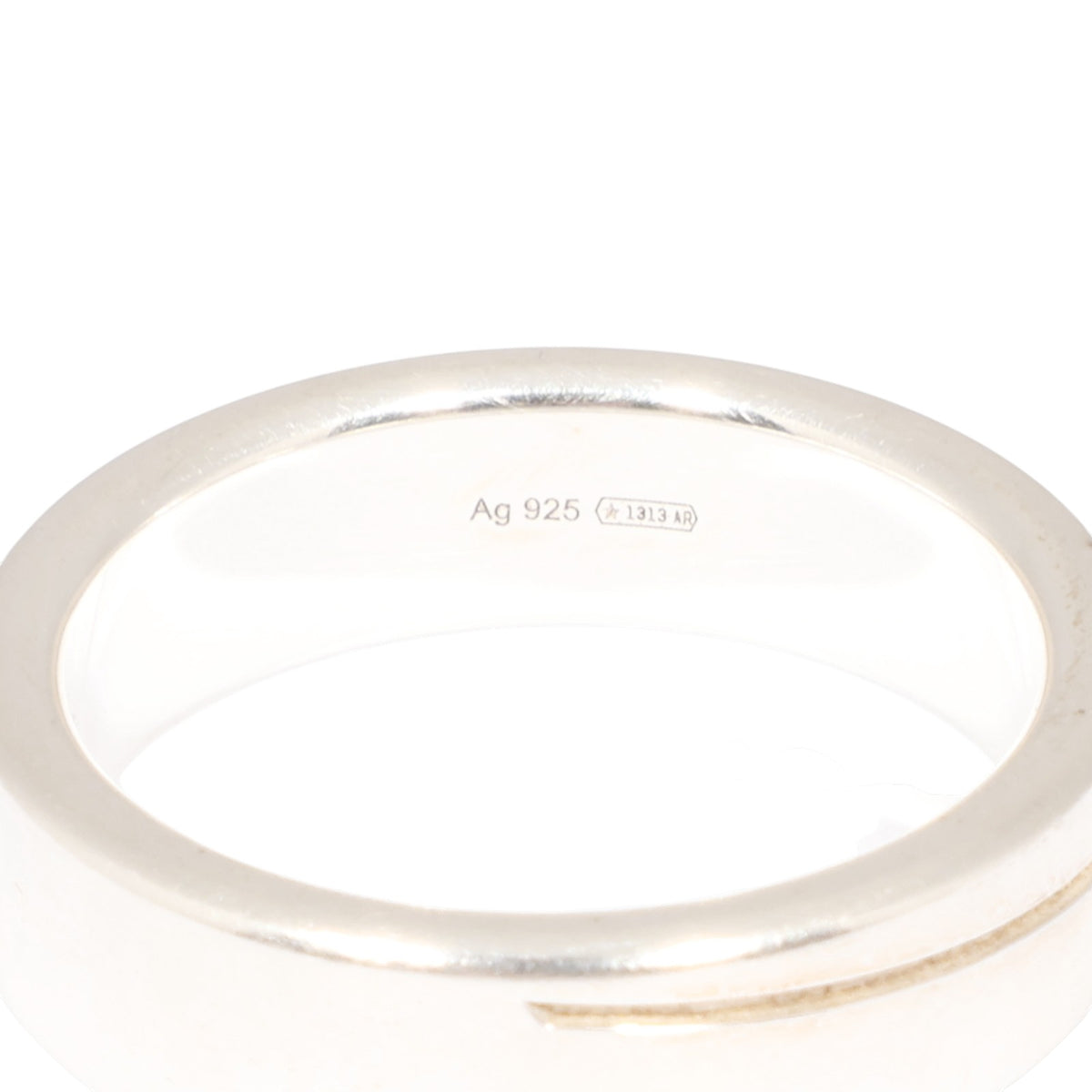 Gucci 774052 Silver Diagonal Ring