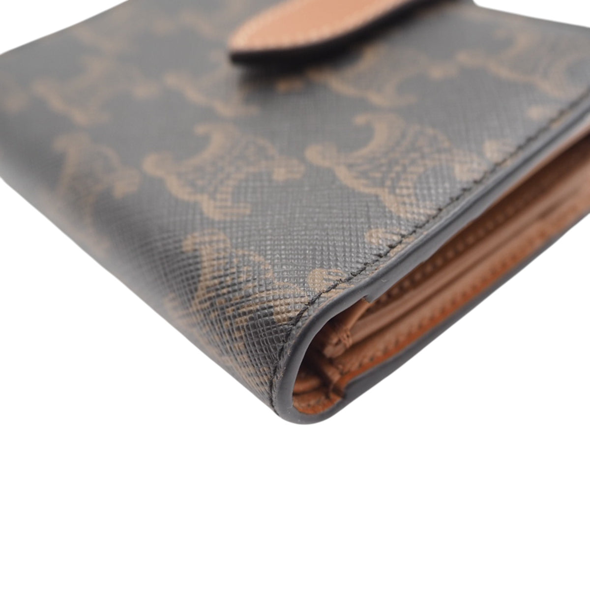 Celine 10H262DB704LU Triomphe Strap Wallet