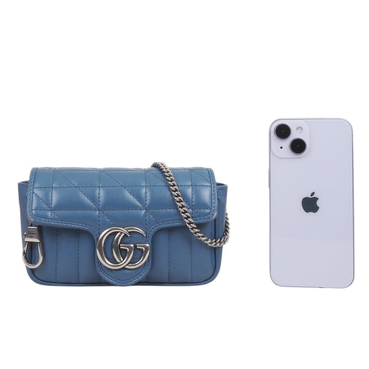 Gucci 476433 GG Marmont Mini Crossbody Bag
