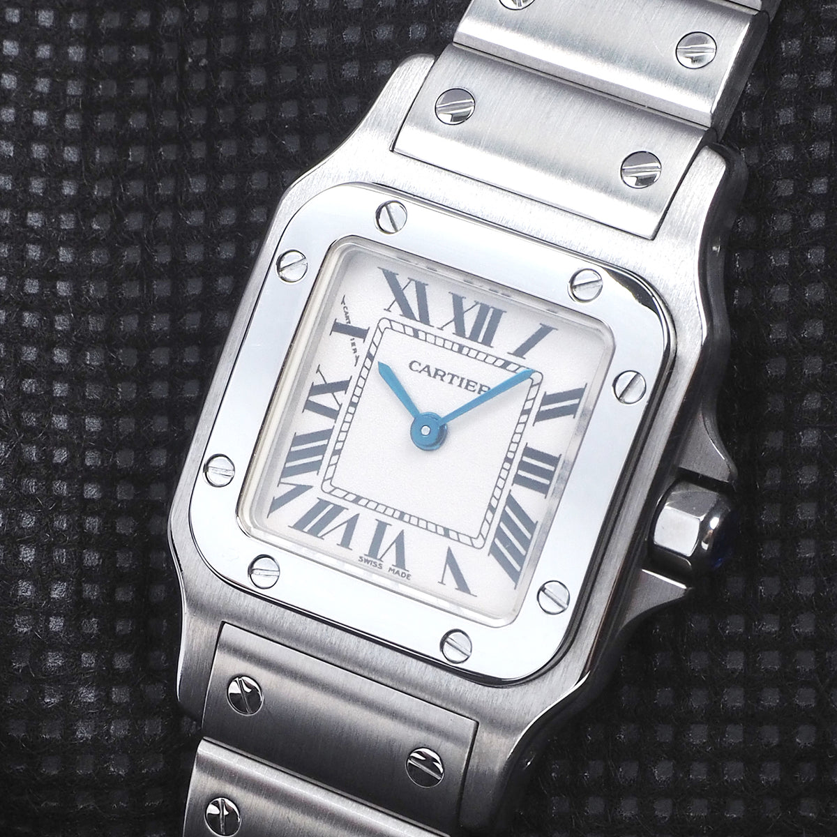 Cartier W20056D6 Santos Galbé Small Quartz Watch
