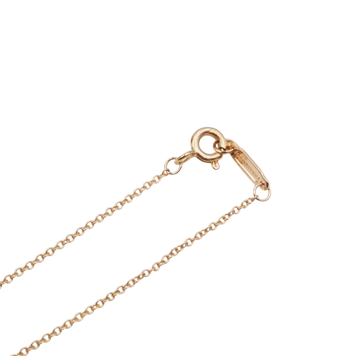 Tiffany Rose Gold Double Heart Necklace