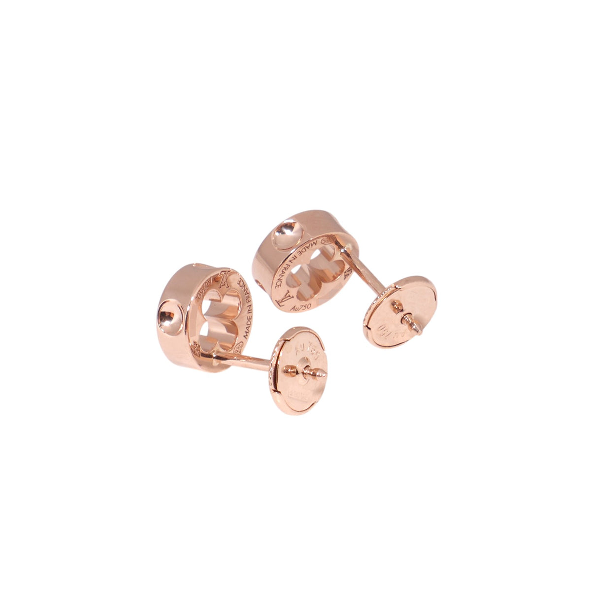 Louis Vuitton Q96579 Rose Gold Empreinte Ear Stud Earrings
