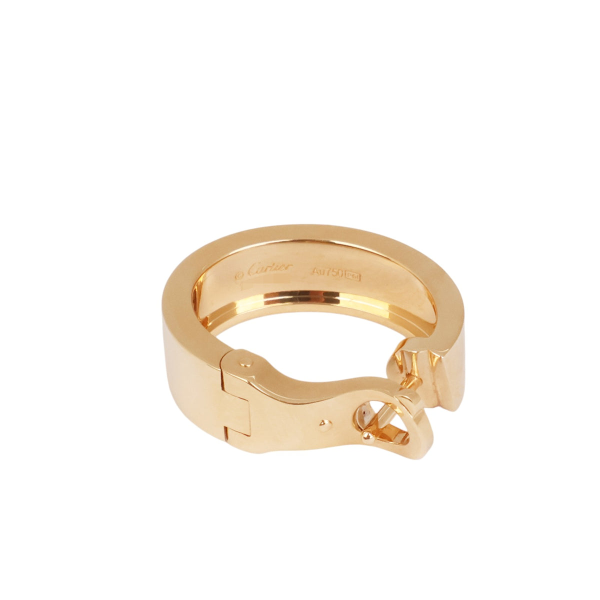 Cartier B8022500 Yellow Gold Love Classic Hoop Earrings