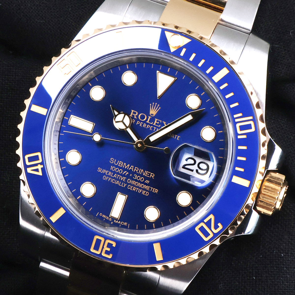 Rolex 116613LB Submariner Automatic Two-Tone Watch