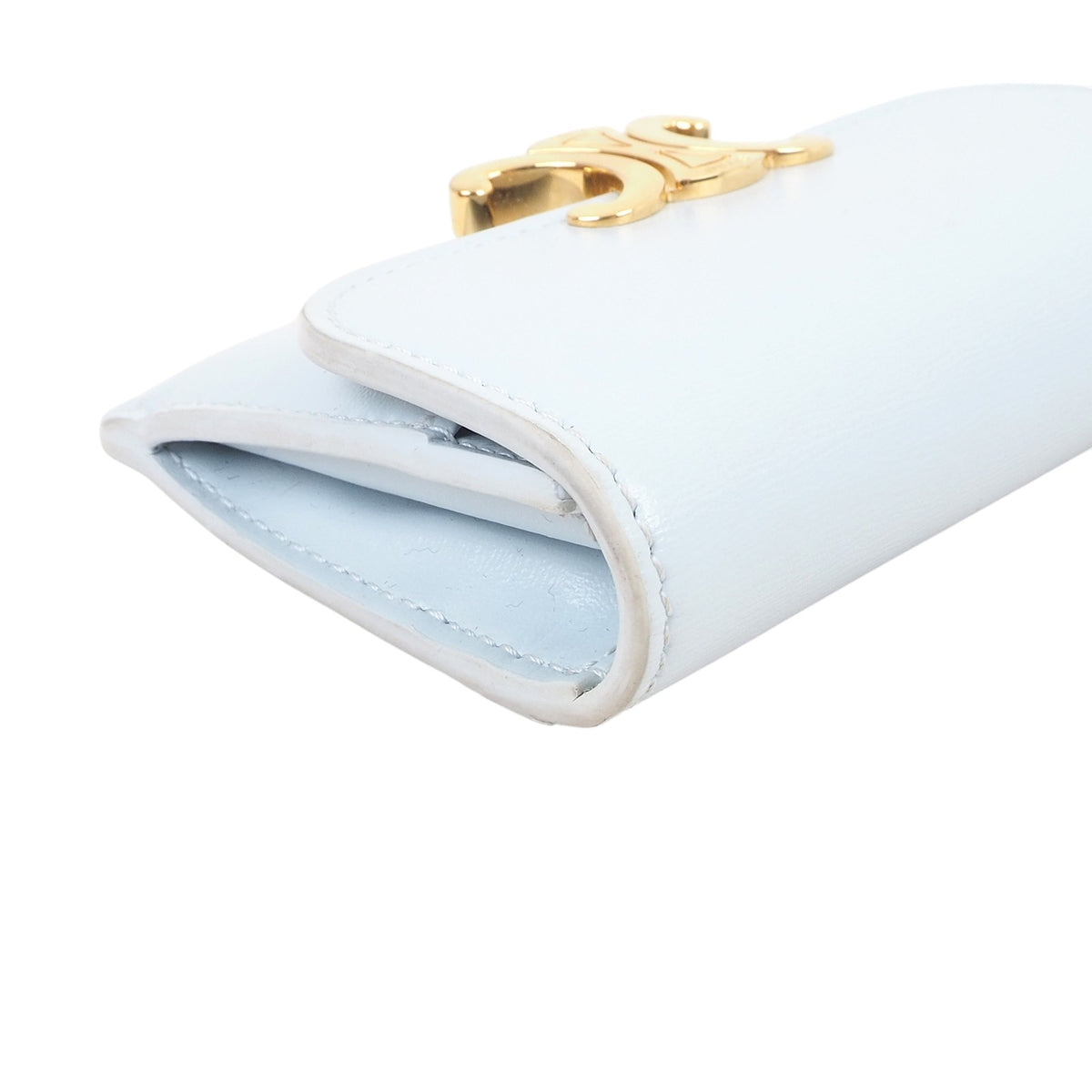 Celine 10I583DPV Triomphe Flap Card Holder