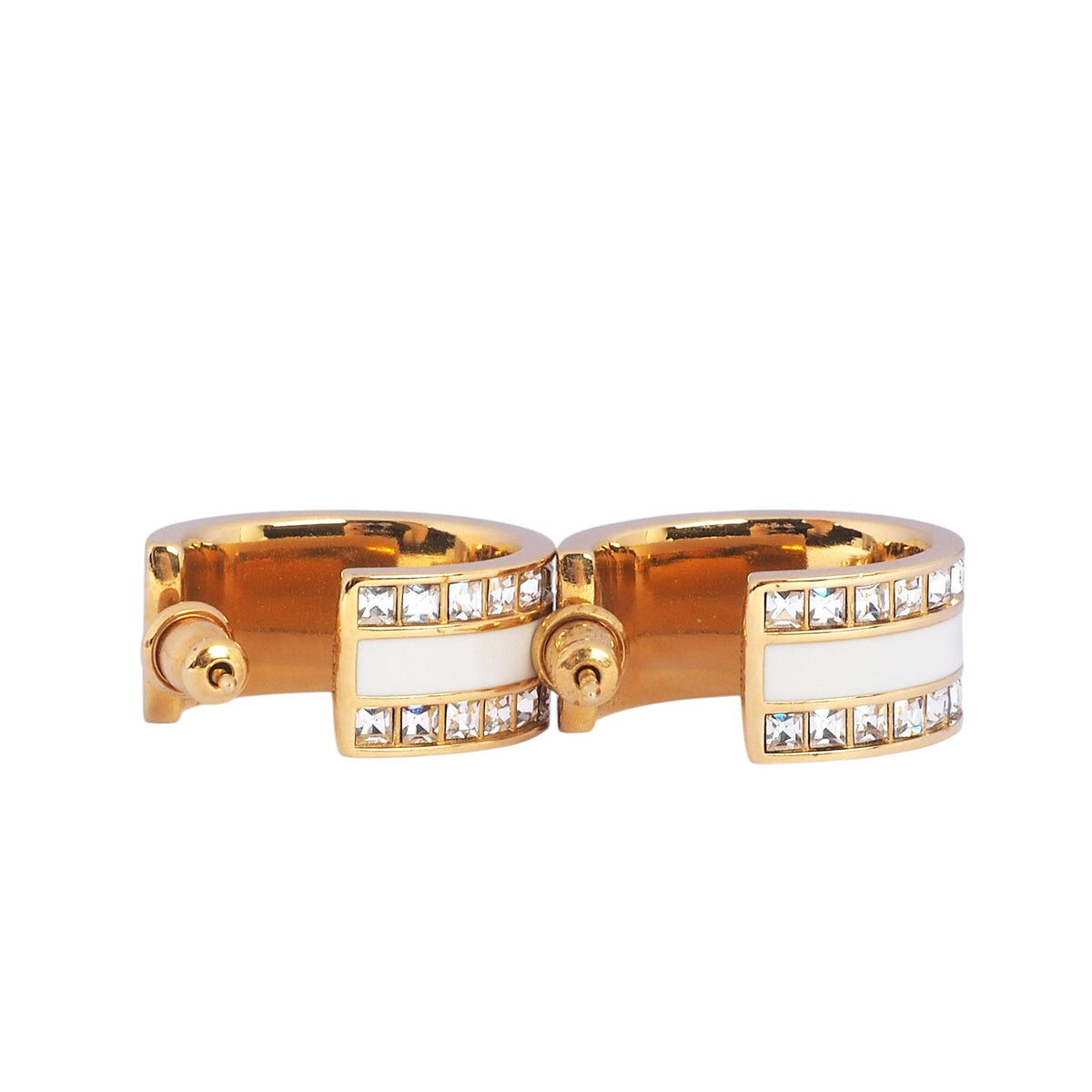 Dior E4059WOMLQ Night Cord Hoop Earrings
