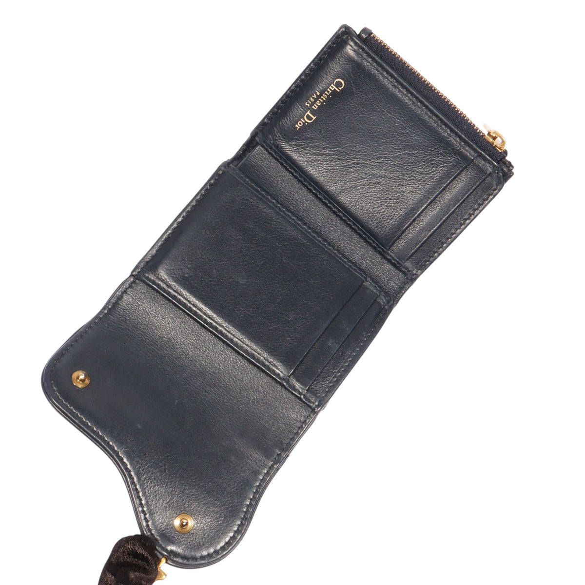 Dior S5652CTZQ Oblique Saddle Wallet