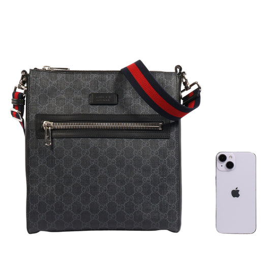 Gucci 474137 Supreme Messenger Crossbody Bag