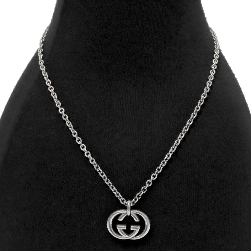 Gucci Interlocking G Silver Necklace