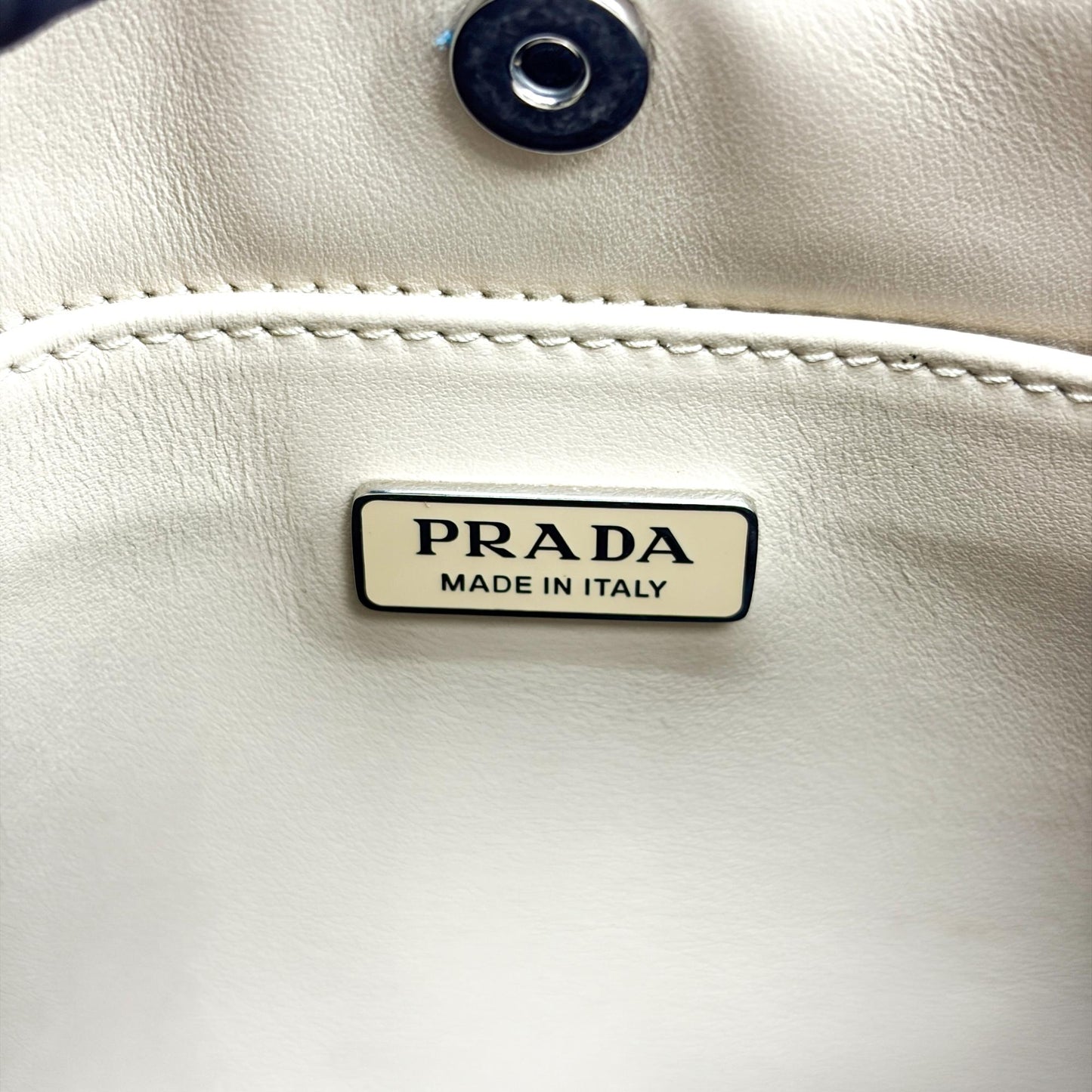 Prada Cleo Brushed Leather Shoulder Bag Khaki