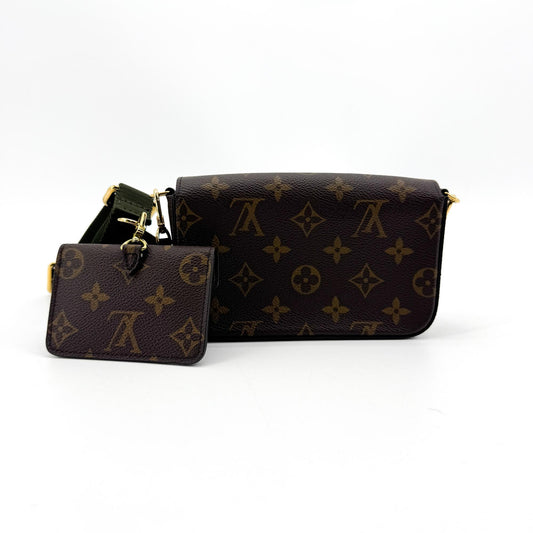 Louis Vuitton Monogram Pochette Parisy Brown