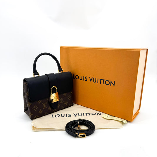 Louis Vuitton Monogram One Handle Flap Bag PM Black