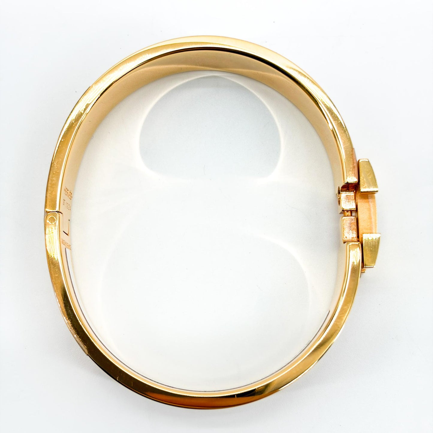 Hermès Click H Bangle Gold Pink PM