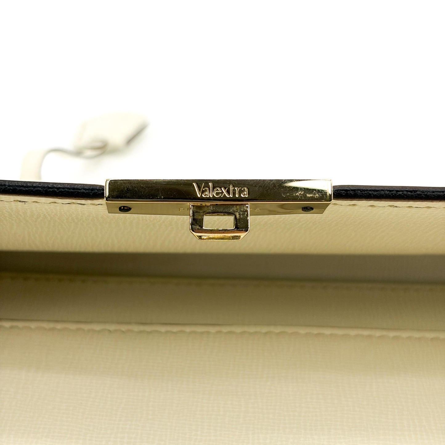 Valextra Premiere Briefcase White