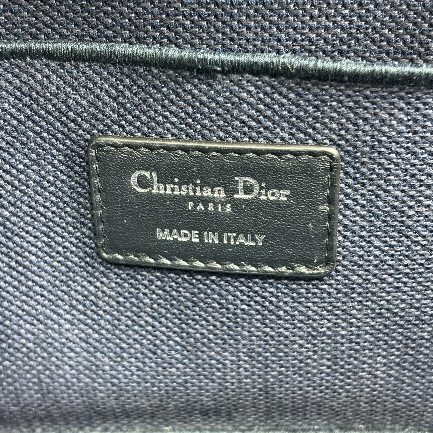 Dior Travel Vanity Case Blue Oblique Embroidered Canvas