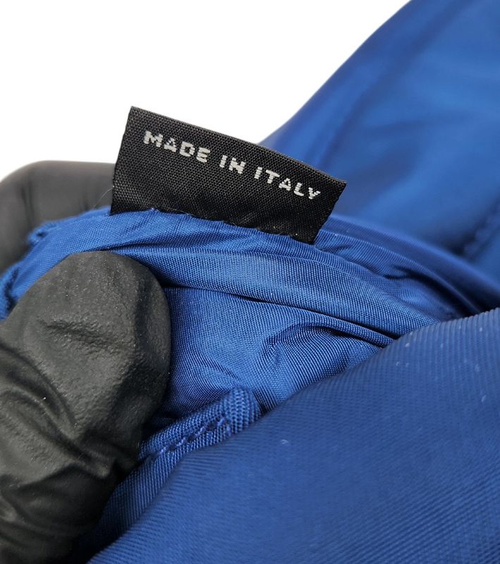 Prada Blue Quilted 2-Way Bag