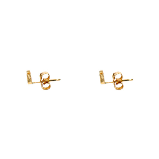 Tiffany & Co. 18K Gold T Smile Earrings