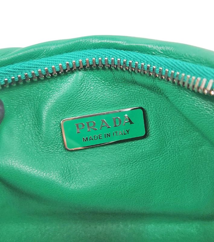 Prada Green Padded 2005 Re-edition Multi Hobo Crossbody Bag