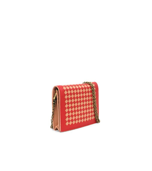 Bottega Veneta Red Shoulder Bag