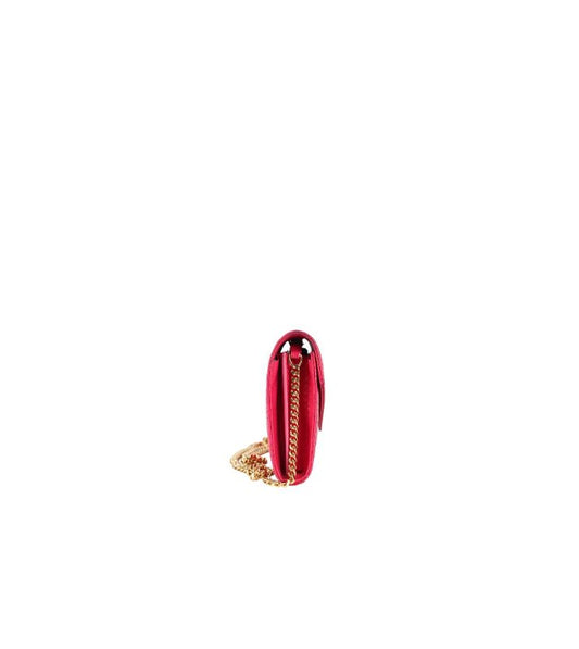 Saint Laurent Pink Leather Envelope WOC Crossbody Bag
