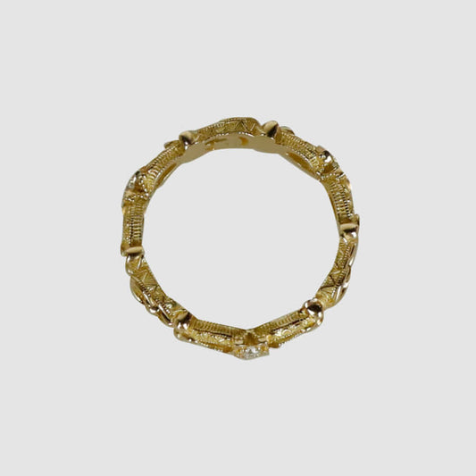 9 Flora Diamond Ring
