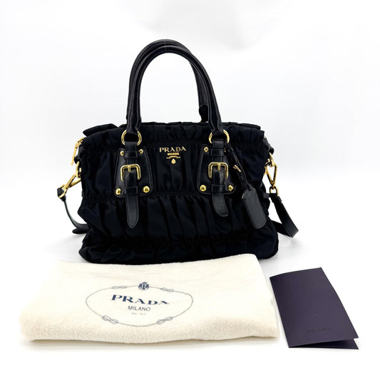 Prada Tessuto Gaufre tote bag