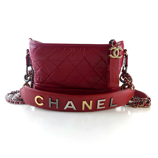 Small Gabriel Lettering Strap Hobo Bag Shoulder Bag Crossbody Bag A91810