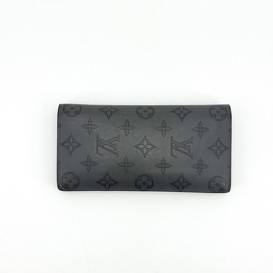 Louis Vuitton Monogram Eclipse Brazza Wallet