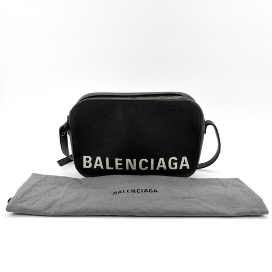 Balenciaga Bill Camera Shoulder Bag Small Black