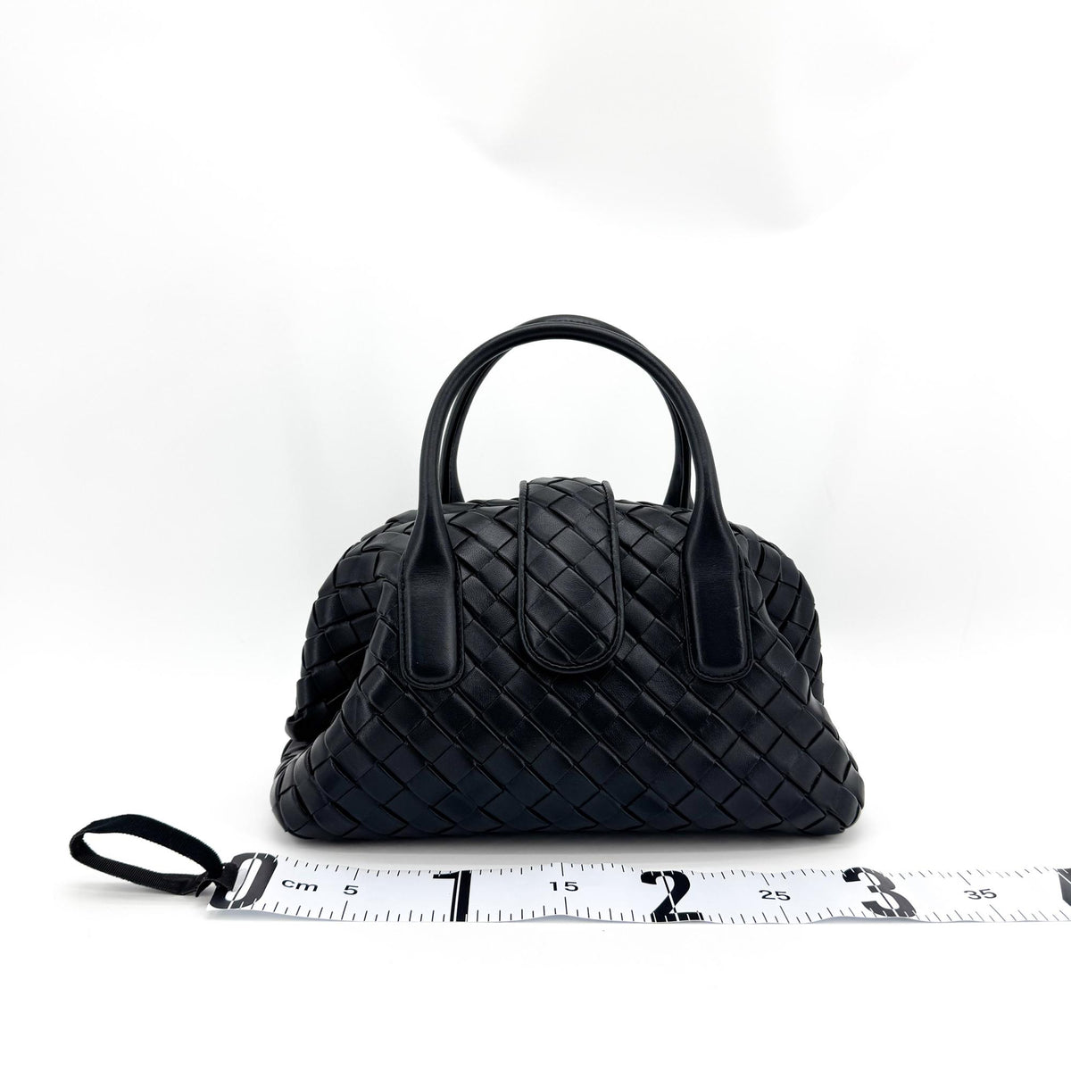 Bottega Veneta Lauren 1980 Tin Bauleto Black