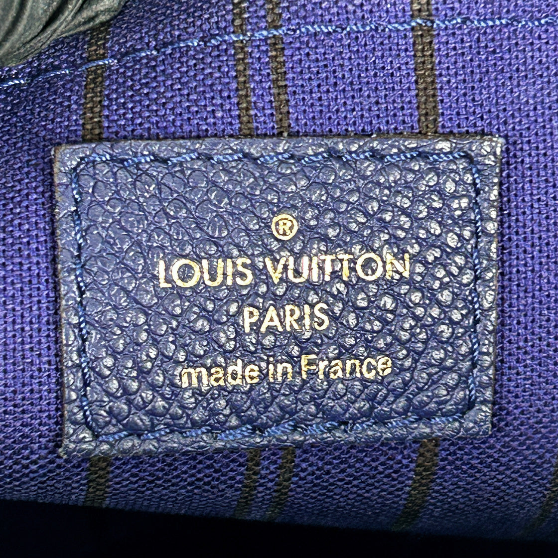 Louis Vuitton Navy Enfantine Montagne Shoulder Bag