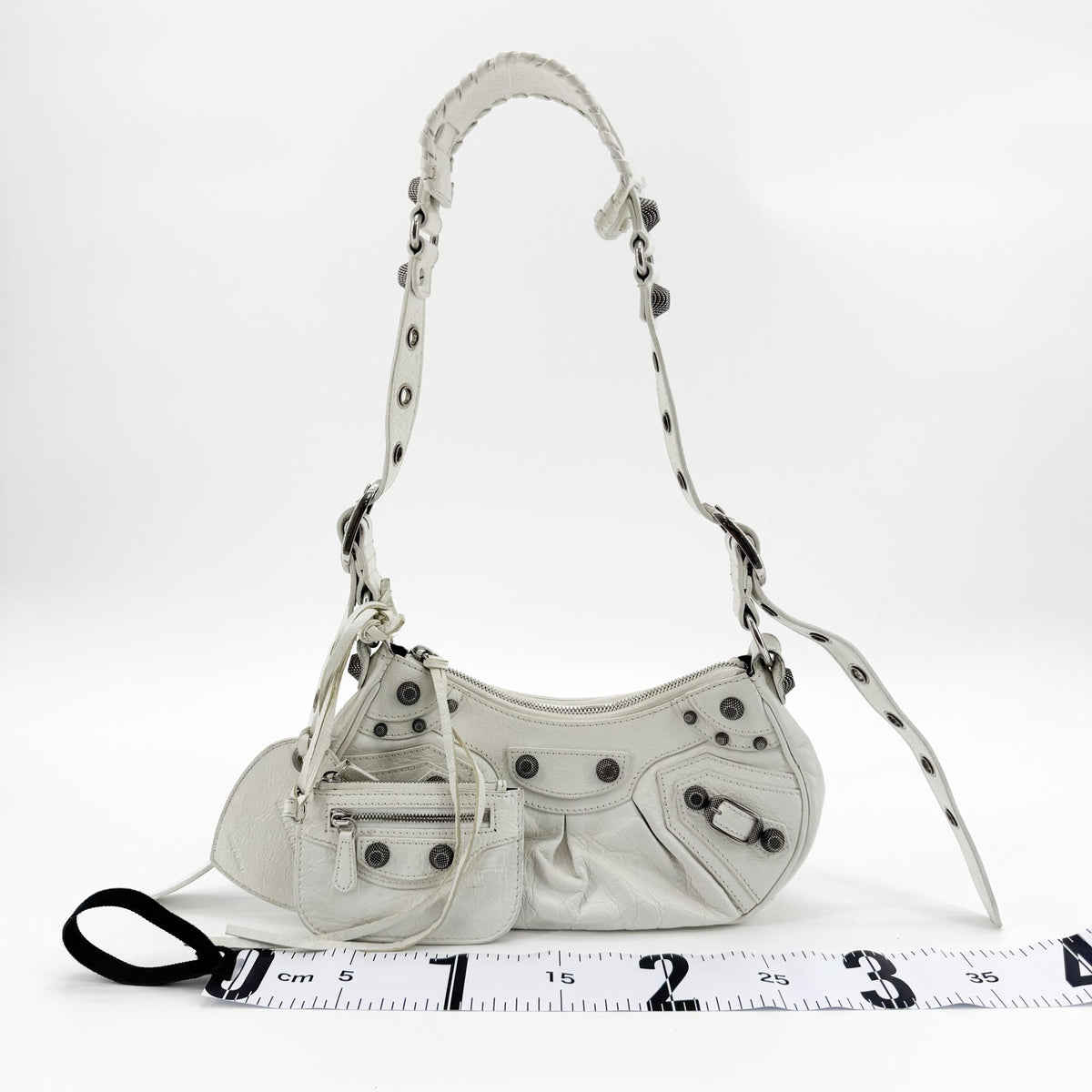 Balenciaga Le Cagol XS Shoulder Bag White
