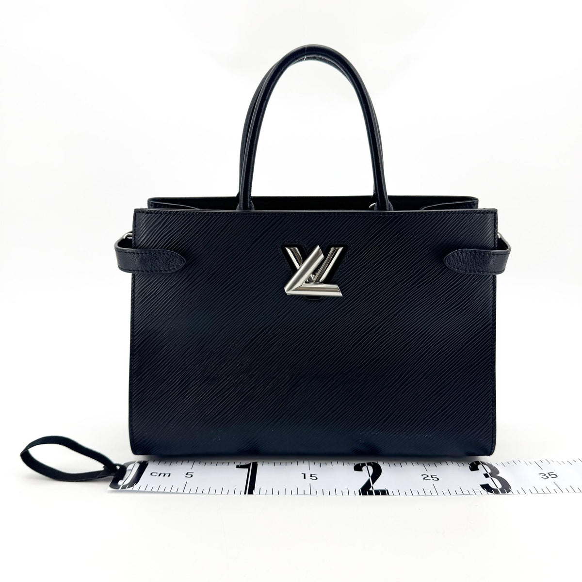 Louis Vuitton Epi Twist Tote Bag PM Indigo Silver