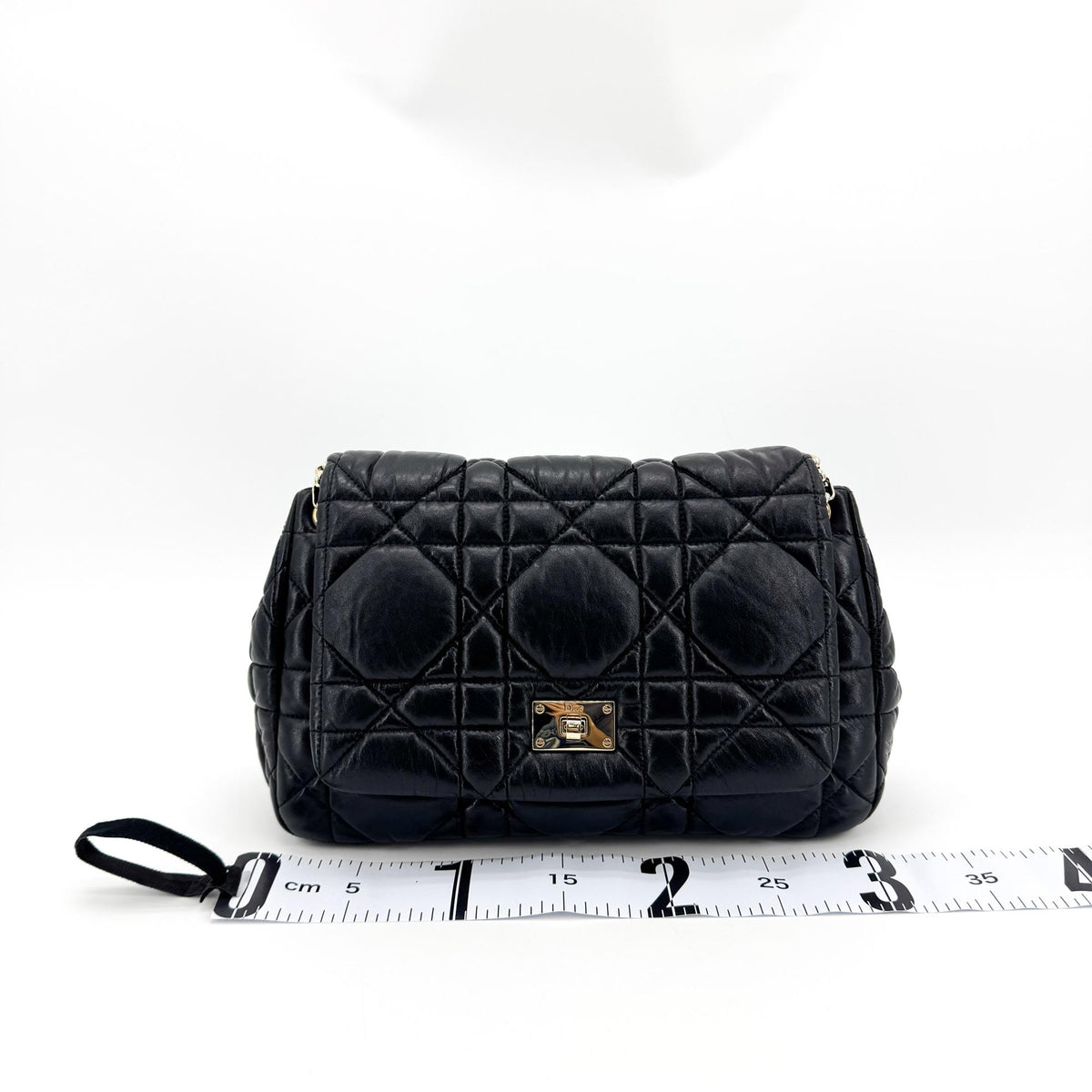 Dior Caro Medium Crossbody Bag Black