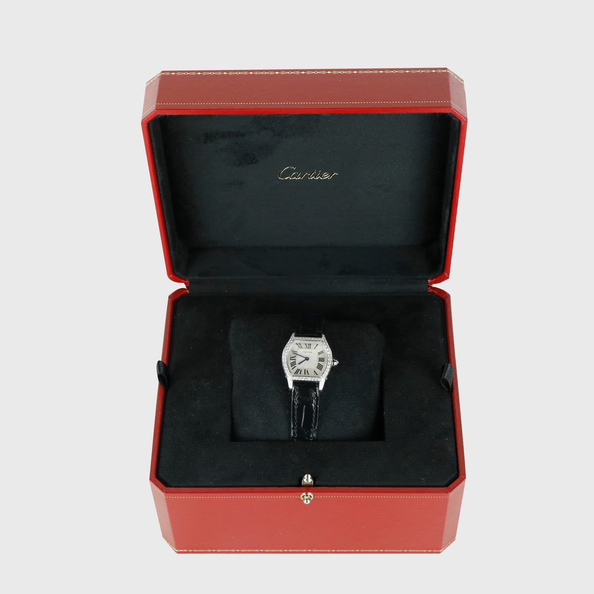 Ttoktwi Diamond White Gold Watch