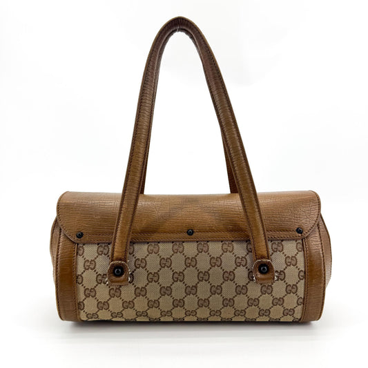 Gucci GG Canvas Bamboo Tote Bag
