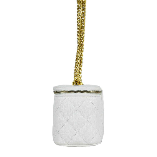 Small Caviar Heartball Vanity Crossbody Bag
