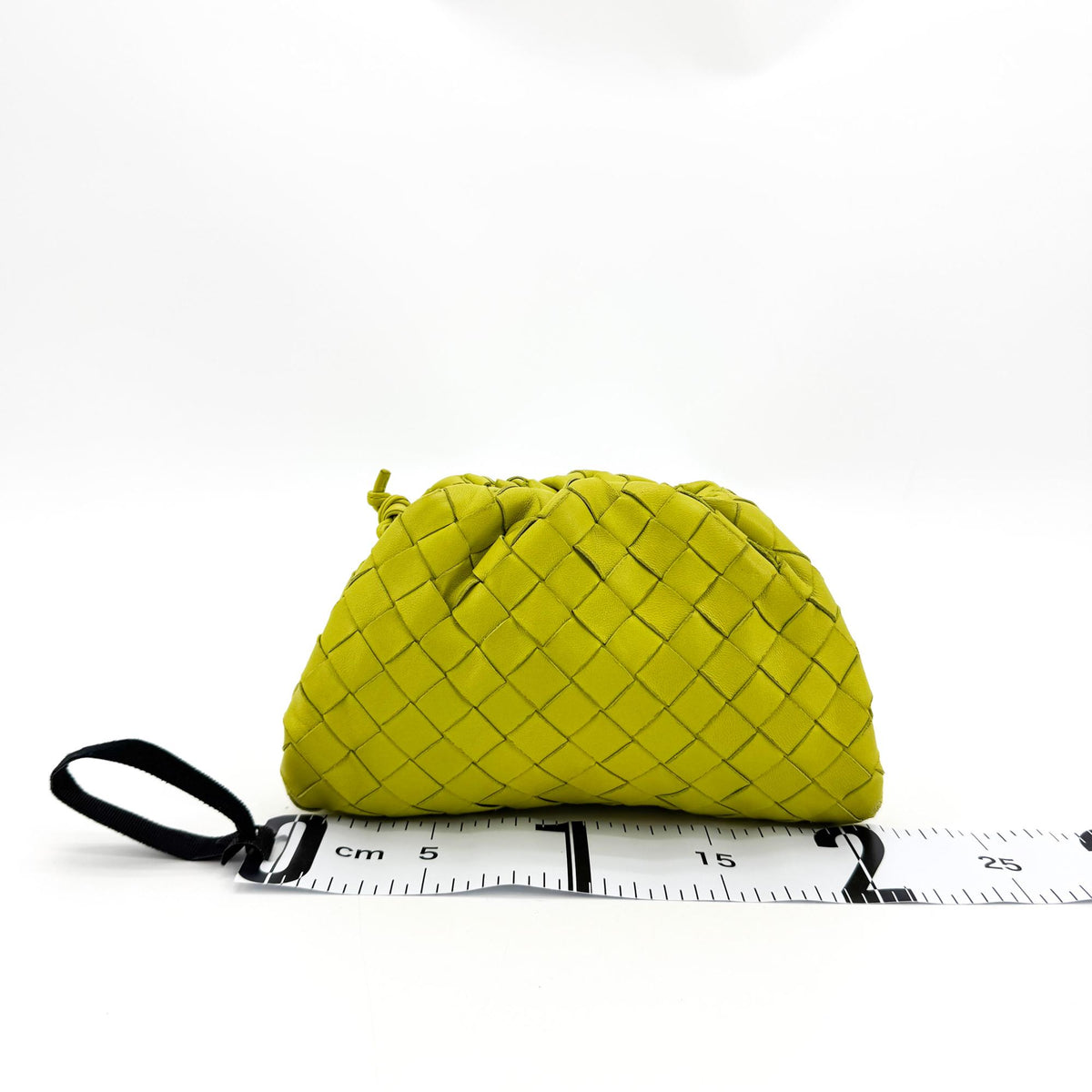 Bottega Veneta Intrecciato Mini Clutch Green
