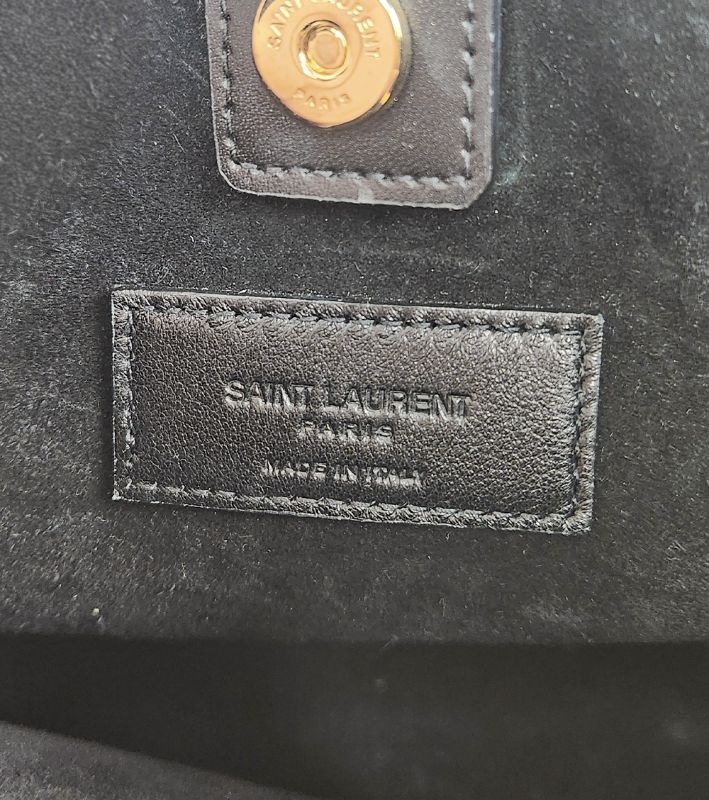 Saint Laurent Black Toy Shopper Crossbody Bag