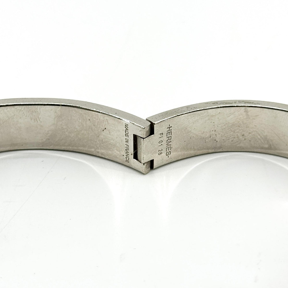 Hermès Click Ash Bracelet Silver Blue