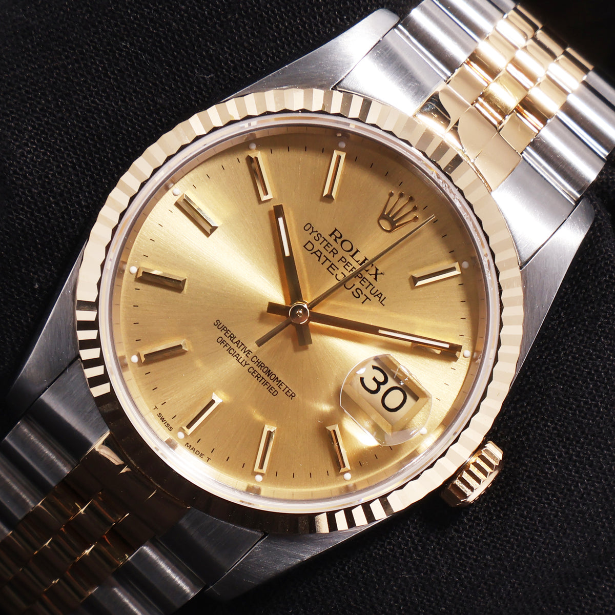 Rolex 16233 Dayjust Automatic Two-Tone Watch