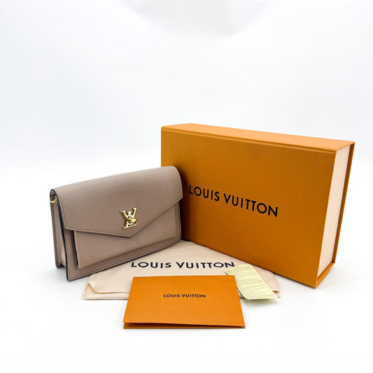 Louis Vuitton Lockme Pochette Chain Wallet Galette