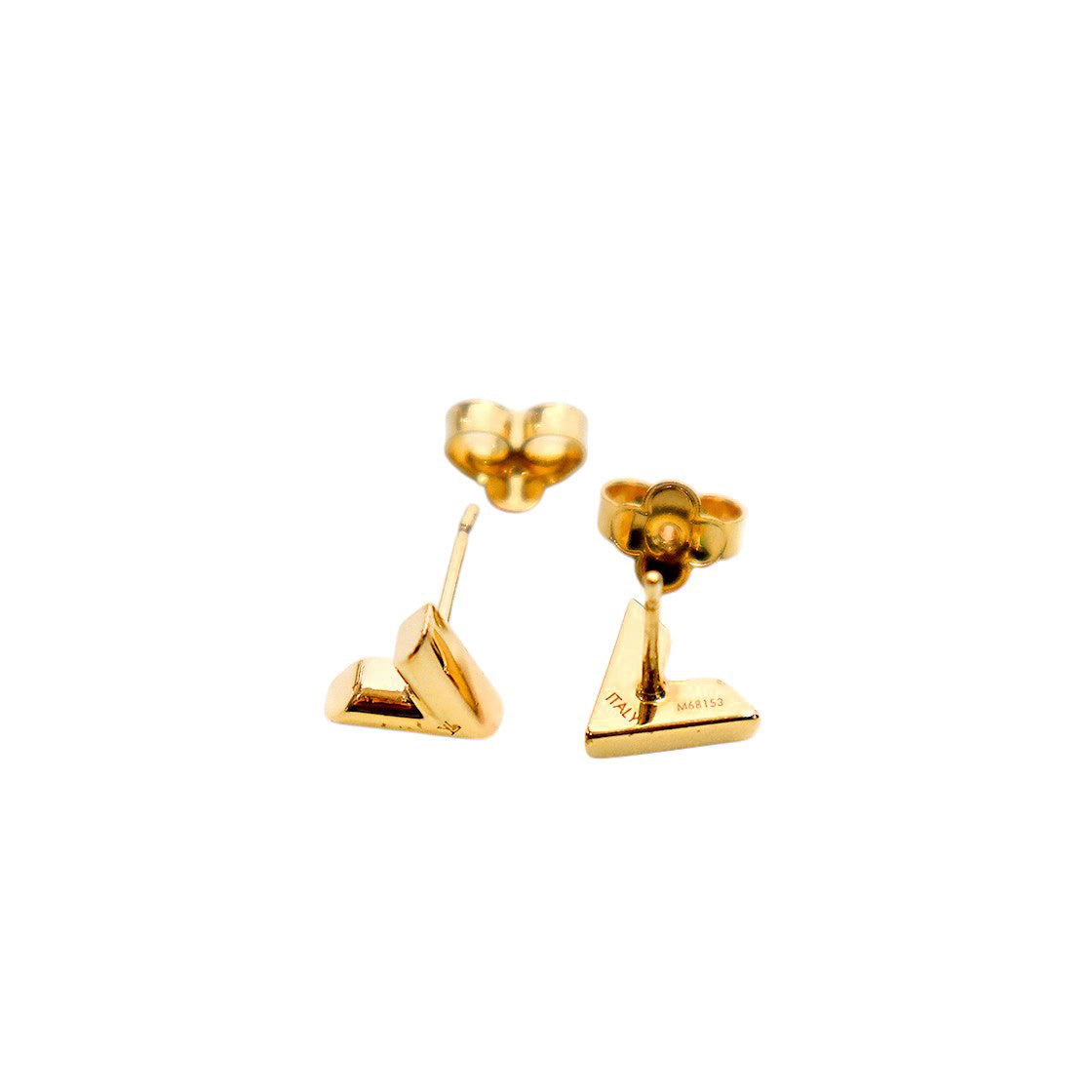 Louis Vuitton Essential V Gold Earrings