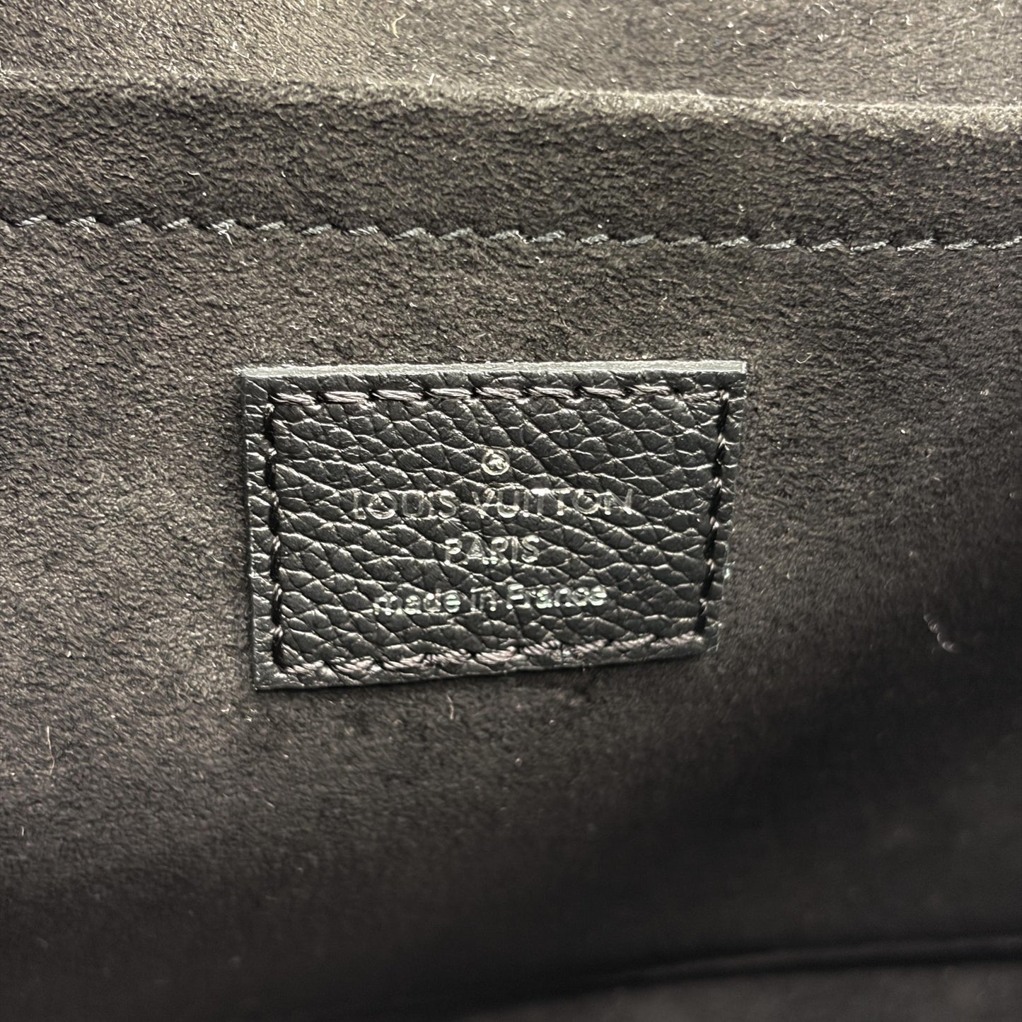 Louis Vuitton My Lock Me BB Chain Bag Black Silver Hardware