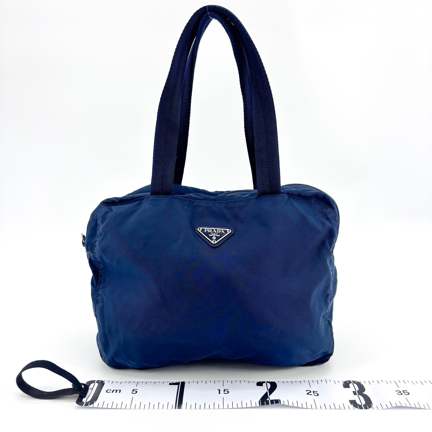 Prada Tessuto Nylon Tote Bag Navy