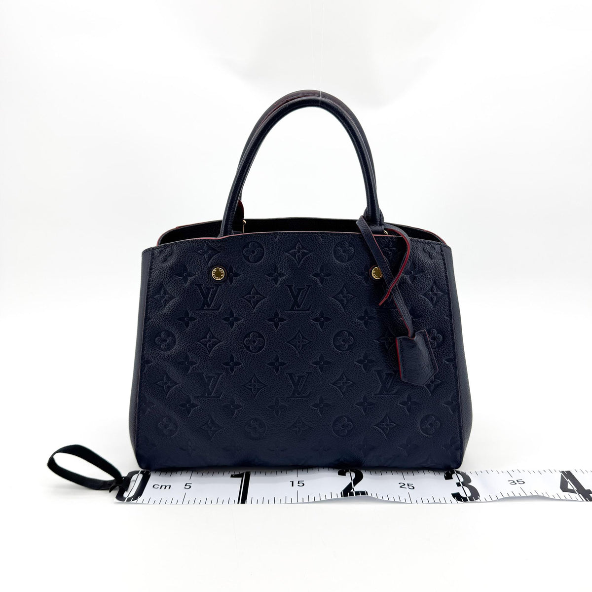 Louis Vuitton Montaigne BB Monogram Empreinte Marine Rouge
