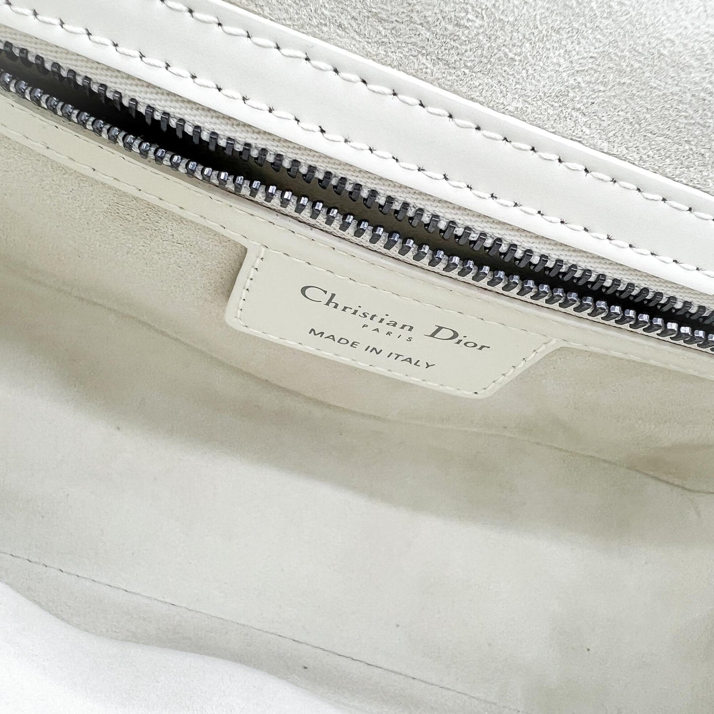 Dior Small Diorcamp Bag White Macro Cannage