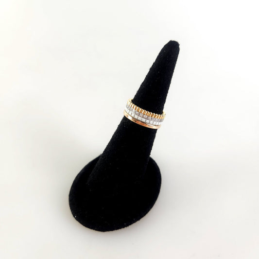 46 Quattro White Edition Diamond Small Ring