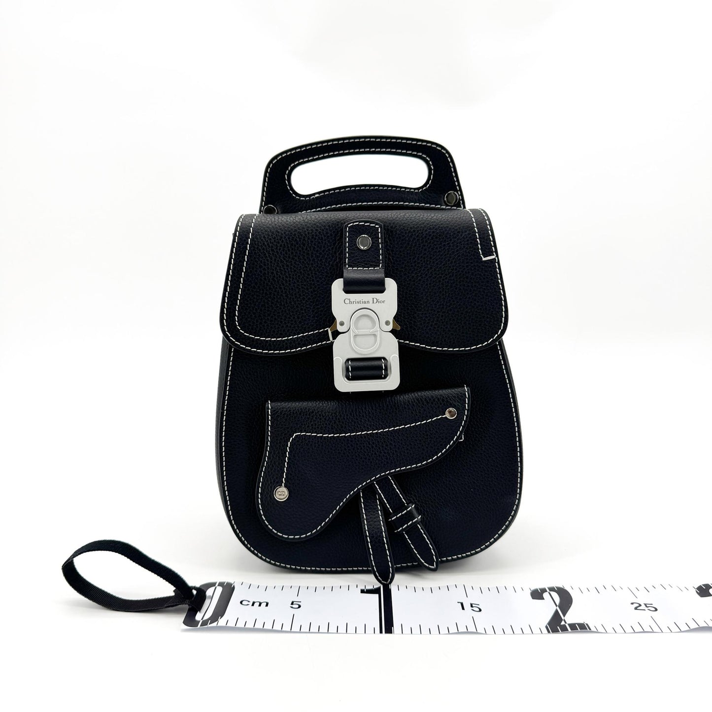 Dior Gallop Mini Slingback Grained Calfskin Black